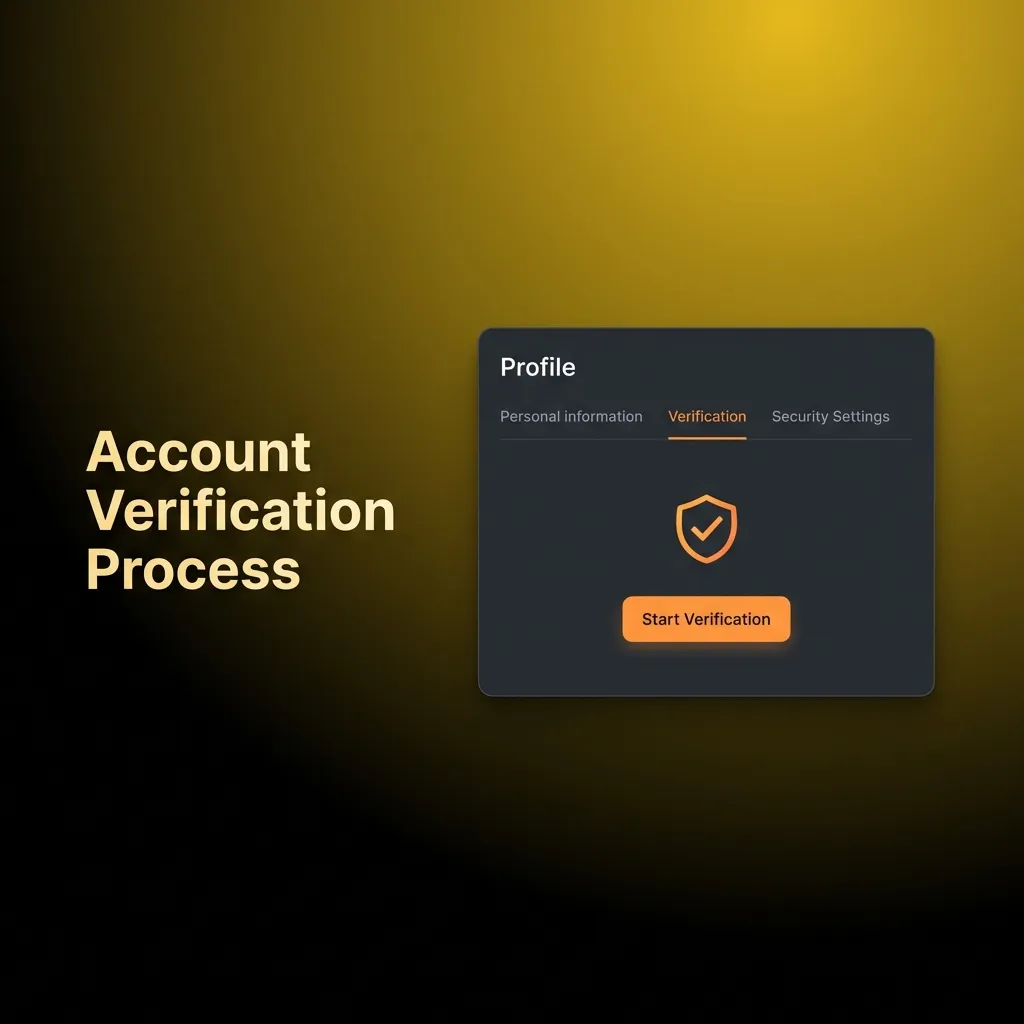 Account verification process showing document upload steps for secure gambling platform compliance in Australia