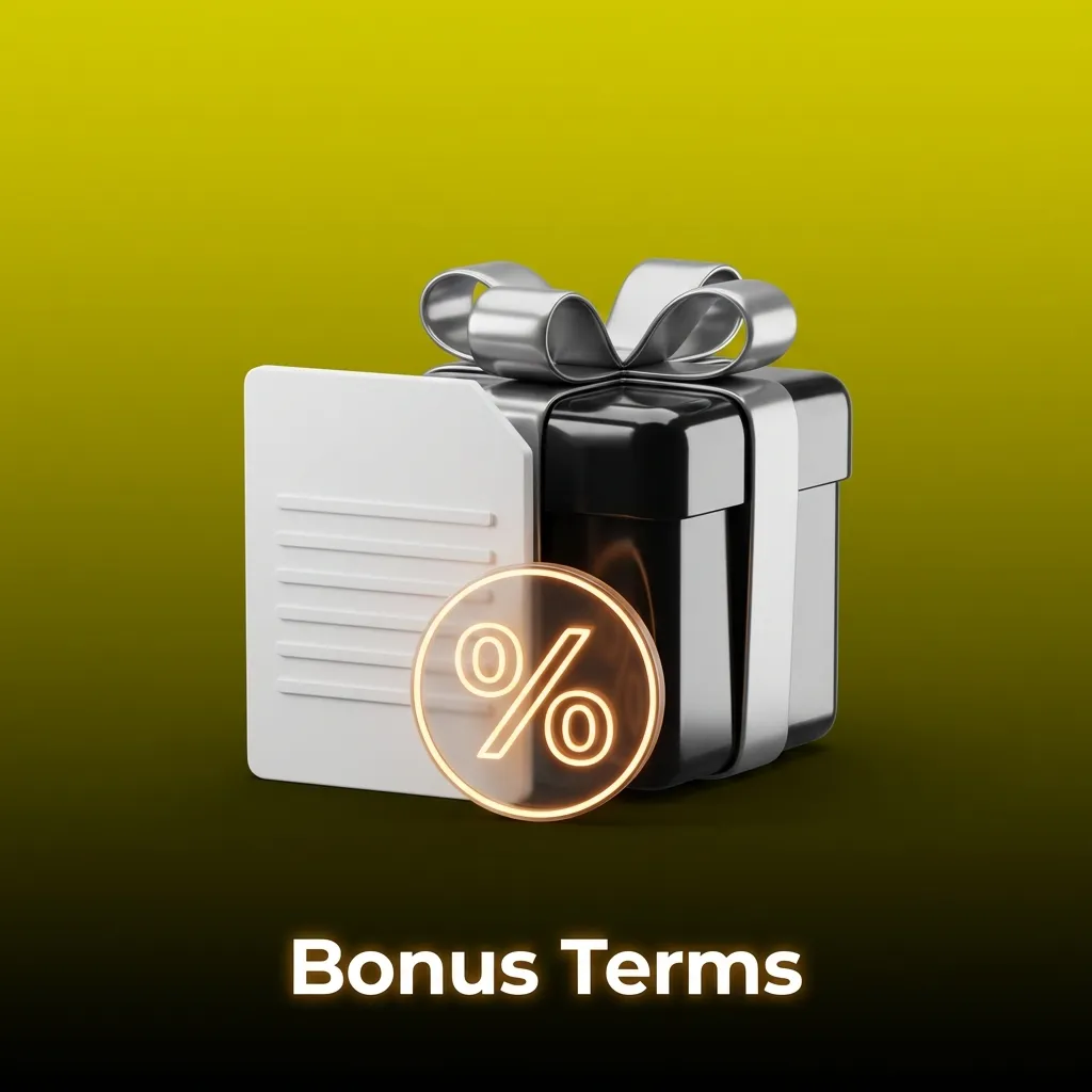 Casino bonus terms document showing wagering requirements, withdrawal rules, and player eligibility conditions