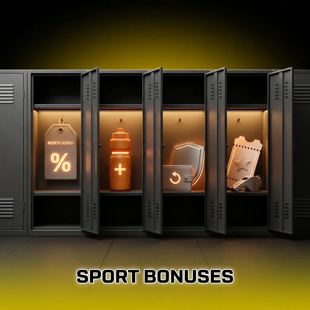 Sports betting bonuses including welcome match, accumulator boost, cricket cashback, and esports free bet offers